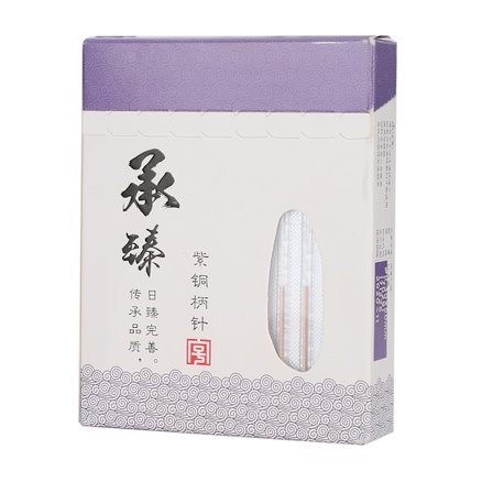 100 stk / eske Engangs Sterile Akupunkturnåler Massasje Terapi Kobbernåler 0,30 x 40