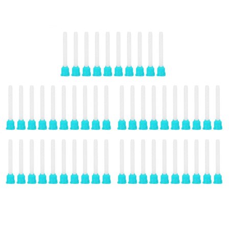 50 STK Engangs Silikone Gummi Dental Blandingsspidser 1:1 Proportion