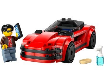 LEGO-City Great Vehicles Rød sportsbil 60448-LEGO City Rød sportsbil 60448-LEGO-LEGO