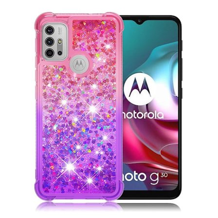 Princess Motorola Moto G30 Cover - Lyserød / Lilla