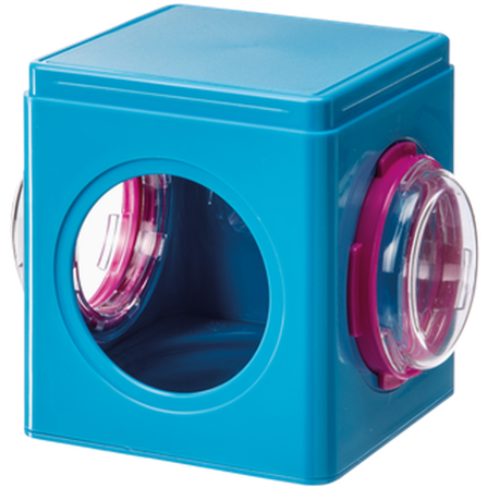 Ferplast - Tubline Cube Hamster Rød 12,5 x 9,5 x 10,5 cm - Smådyr - Hus & Burinteriør - Leketunell og rør - ZOO.no