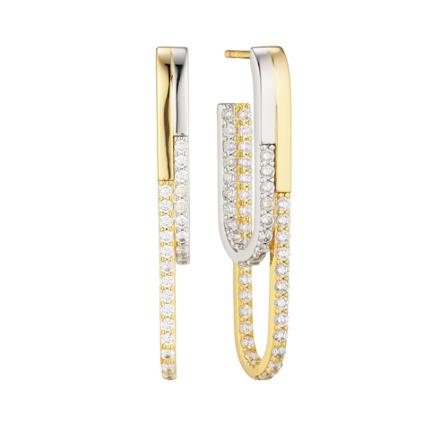 Sif Jakobs Capizzi Lungo Grande earrings Gul, Dame Øreringe, Størrelse: ONE Size