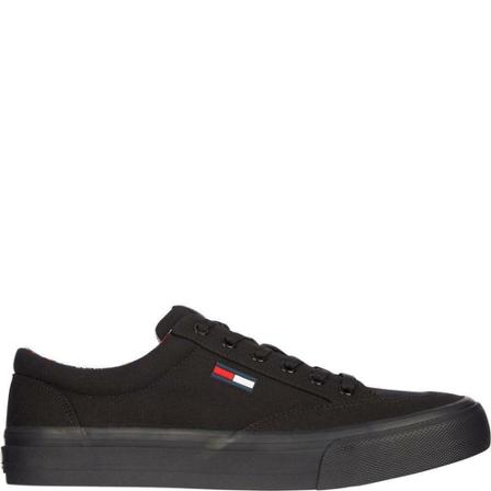 Tommy Jeans, Skate Vulc Tjm Shoes Zwart, Heren, Maat:44 EU