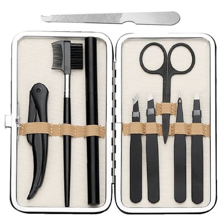 Øyenbrynspinsettsett Profesjonelt Øyenbrynsverktøy Øyenbrynssaks F