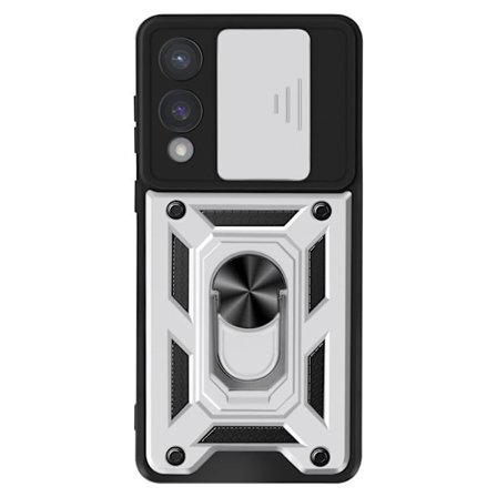 Coque Anneau - Mayaxess - Samsung Galaxy S25 Edge - Iskunkestävä - Tuki Sormelle - Kamerakansi