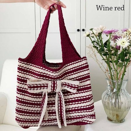 Axelväska Tygpåsar WINE RED