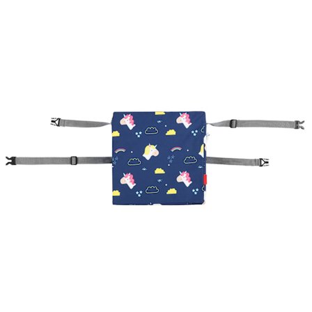 Bärbar Sittdyna för Småbarnsstol med 2 Justerbara Remmar för Matbord