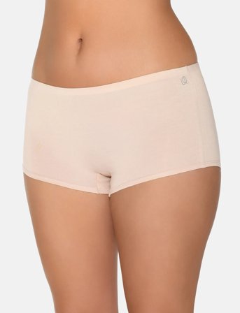 URBAN QUEST Women Bamboo Shorts Brief - Beige - S