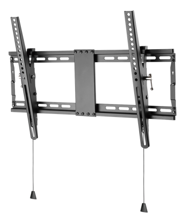 Deltaco Office ARM-0204 - Heavy Duty brakett - sammenleggbar - for LCD TV / kurvet LCD TV - matt svart