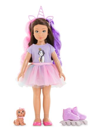 Corolle Fashion Doll Luna Unicorn Set Toys Dolls & Accessories Dolls Multi/mønstret Corolle