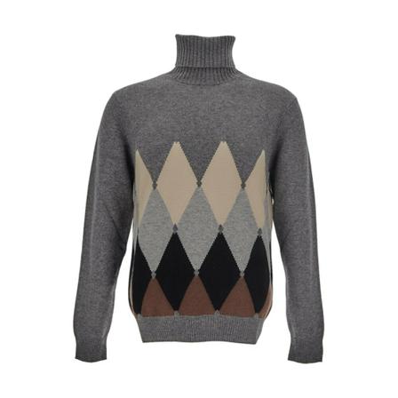 Ballantyne Rollneck pullover Grå, Herre
