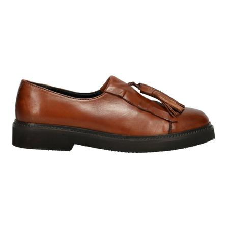 Sangiorgio, Flat Shoes Loafers Bruin, Dames, Maat:39 EU