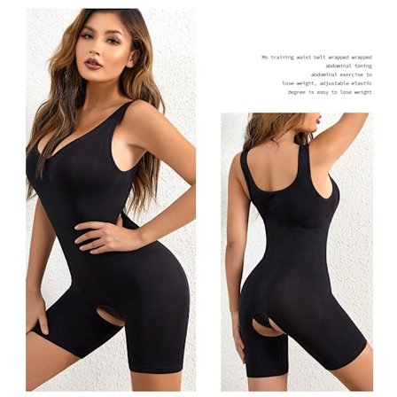 Kvinner Åpen Skritt Kompresjon Slanking Body Shapewear Korsett Kroppsformer Modellering Undertøy Hofteløfter Magekontroll Truser