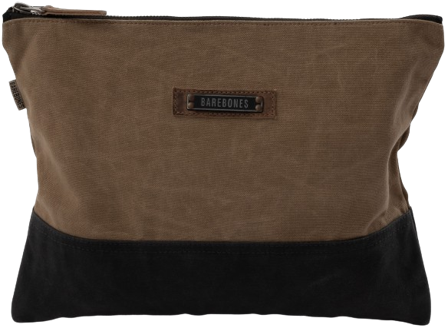 Barebones Neelum Large Zipper Pouch Khaki
