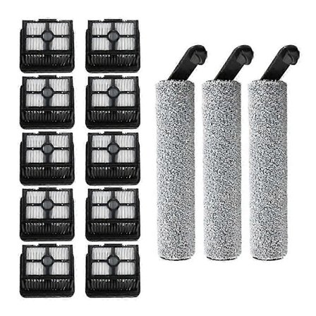 För Dreame H12 Pro/H12 Plus/H12 Core Mjuk Rullborste Reservdelar Våt Torr Dammsugare Rulle Hep