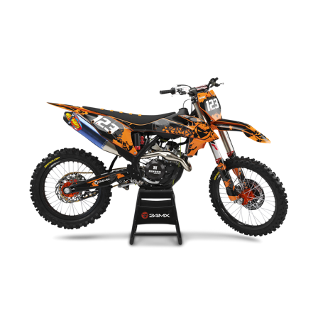 Täydellinen Tarrasarja Mud ja Numerokilpitarrat - Husaberg TE 250 2011-2014