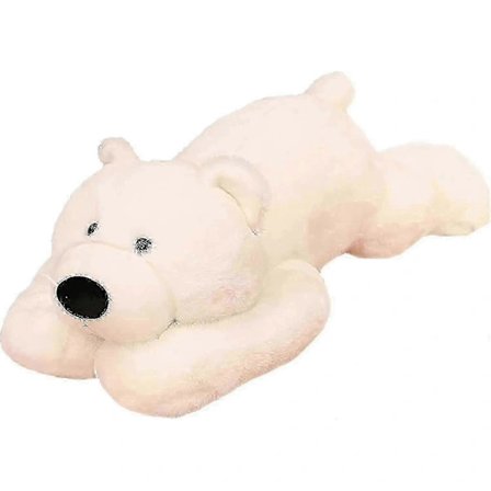 Weighted Stuffed Animals for Anxiety, 50cm 1.5kg Weighted Bear Plush Toy Cute White Bear
