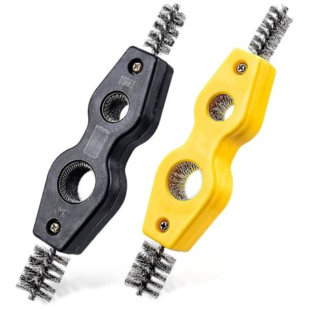 2 st 4-i-1 Rörrengöringsverktyg, Borstar Koppar Rör För VVS-Installation, Lödning, Koppar Pi