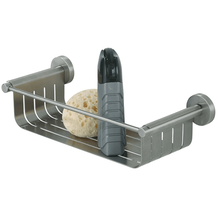 Tiger Dusjkurv I Blankpolert Rustfritt Stål. B37cm X D14cm X H7cm