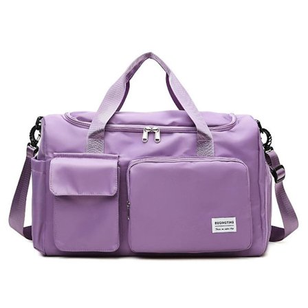 Sportstaske til damer og herrer, duffelbag med skorum, W