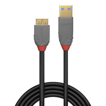 Lindy Anthra Line - USB-kabel - USB-type A til Micro-USB Type B - 3 m