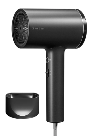 Zhibai HL350 hårføner - anti-statisk - svart
