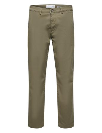 Slhslim-New Miles 175 Flex Chino W N Chinos Bukser Brun Selected Homme*Betinget Tilbud