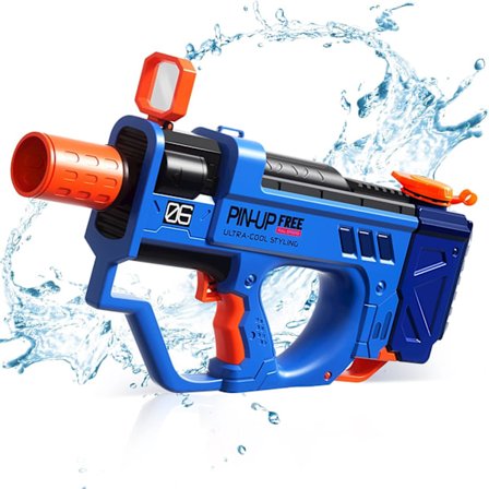 Elektrisk vandpistol til børn og voksne, automatisk vandpistol batteridrevet, 32ft skydeområde 800ml
