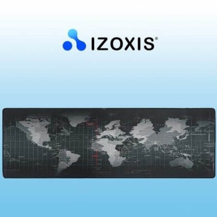 Stor Musmatta - Gaming - 90x30cm - Världskarta