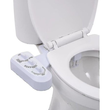 Tilbehørs Toiletbræt Med Varmt Og Koldt Vand Og Dobbelt Dysesystem