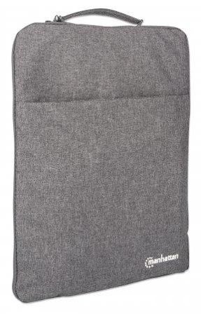 Manhattan MH Laptop Sleeve "Seattle", Fits Up To 15.6", Gray