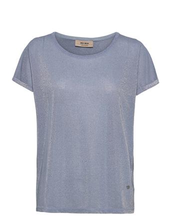 Kay Tee T-shirts & Tops Short-sleeved Blå MOS MOSH