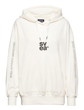 W. Logo Paperbag Hoodie White Svea