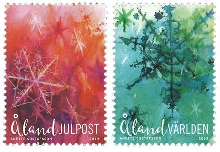 Åland - Julen 2019 - Postfrisk sæt 2v