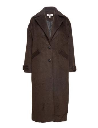 Vera Coat Outerwear Coats Winter Coats Brun A-View