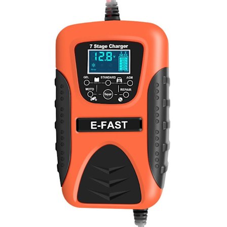 Batteridesulfator, 7-stegs billaddare för bil för båt för gräsklippare för motorcykel