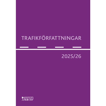 Trafikförfattningar 2025/26 (häftad)