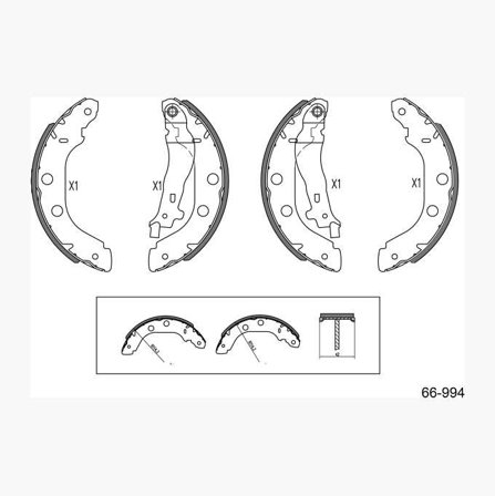 Biltema - BREMSESKOSETT