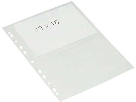 Bantex Plastficka, A4, stansad, 100 mikrometer, polypropylen, jämn, 11 hål, genomskinlig 10/fp - Lyreco - Kontorsmaterial > Block och 