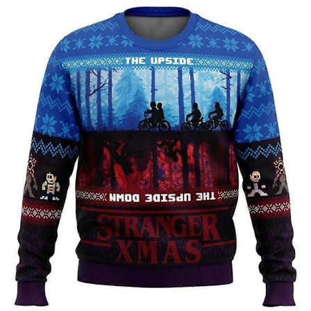 Stranger Things Ful Jultröja Present Jultomte Tröja Herr 3d Sweatshirt Och Topp Höst Och Vinter