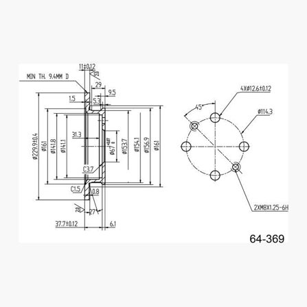 Biltema - BREMSESKIVE