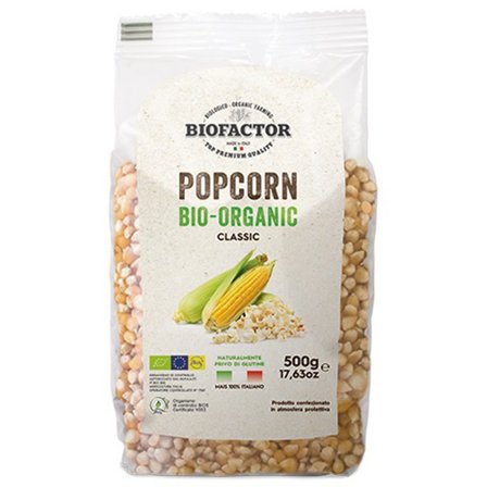 Biofactor Ekologiska popcorn, 500g | Matlagning > Skafferiet > Popcorn | Bagaren och Kocken