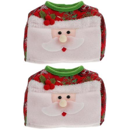 2 kpl Jouluinen Kudoksen Kotelo Napkinpidin