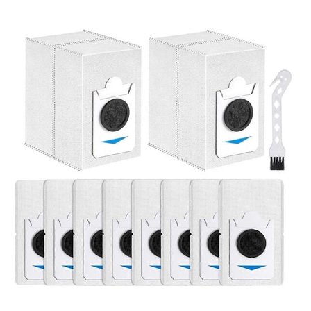 10 st Dammsugarpåsar för X2 COMBO T30S COMBO T30S Robotdammsugare, Dammsugardelar 2,9 L Stor