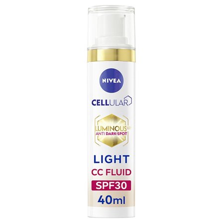 NIVEA Luminous630 CC Fluid SPF30 Light, 40 ml, Skincare, Ansigtspleje, Dagcreme