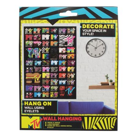 MTV seinäbannerilogot 125 x 85 cm