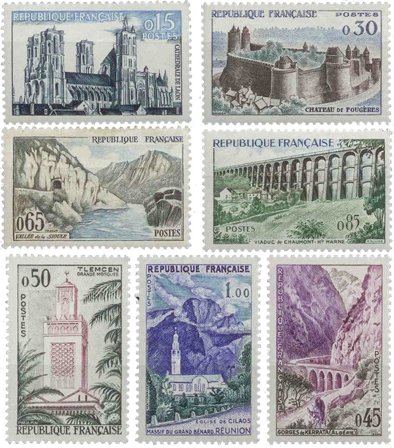 Frankrig 1960 - YT 1235-1241 - Postfrisk