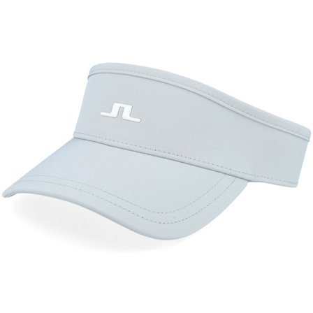 J.Lindeberg - Grijs visor Cap - Yaden Light Grey Melange Visor @ Hatstore