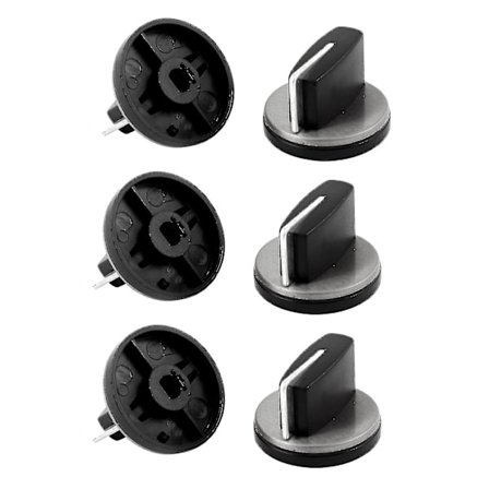 6x Upotettu kaasuliesi liesinuppi sytytyskorkki sytytyskytkin A