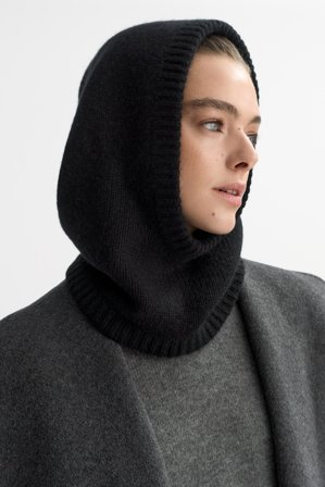 Soft Goat - Balaclava - Kaschmirmütze - One Size - Black